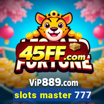 slots master 777